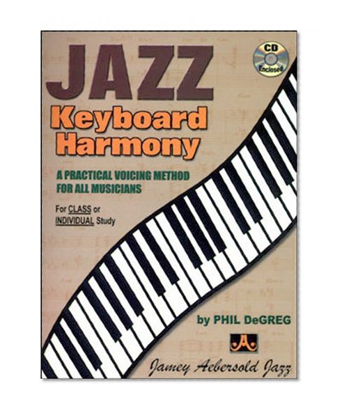 Book Cover Jazz Keyboard Harmony - A Practical Voicing Method For All Musicians (Book & CD Set)