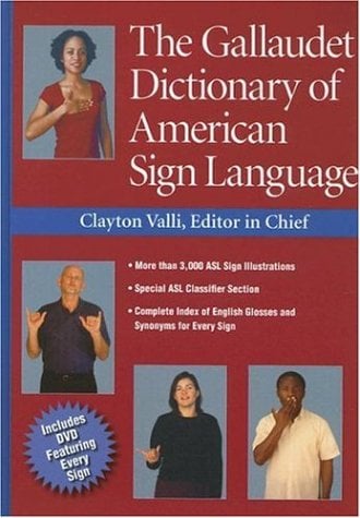 Book Cover The Gallaudet Dictionary of American Sign Language