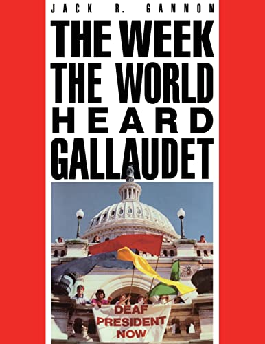 Book Cover The Week the World Heard Gallaudet