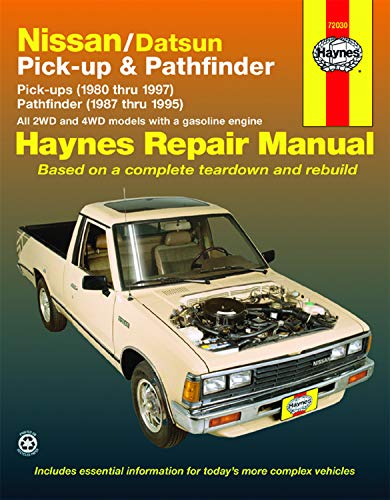 Book Cover Nissan/Datsun Pickups 1980 thru 1997 and Pathfinder 1987 thru 1995 Haynes Repair Manual: Pick-up (1980 thru 1997) Pathfinder (1987 thru 1995) (Haynes Manuals)