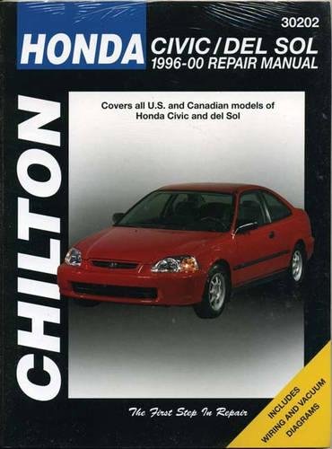Book Cover Honda Civic/del Sol, 1996-2000 (Chilton Total Car Care Series Manuals)