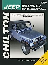 Book Cover Chilton Total Car Care Jeep Wrangler 1987-2011 Repair Manual (Chilton's Total Care)
