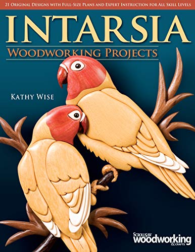 Book Cover Intarsia Woodworking Projects: 21 Original Designs with Full-Size Plans and Expert Instruction for All Skill Levels (Fox Chapel Publishing) (A Scroll Saw, Woodworking & Crafts Book)