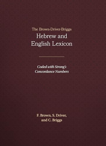 Book Cover The Brown-Driver-Briggs Hebrew and English Lexicon
