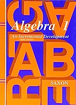 Book Cover Algebra 1: An Incremental Development, 3rd Edition (Saxon Algebra 1)