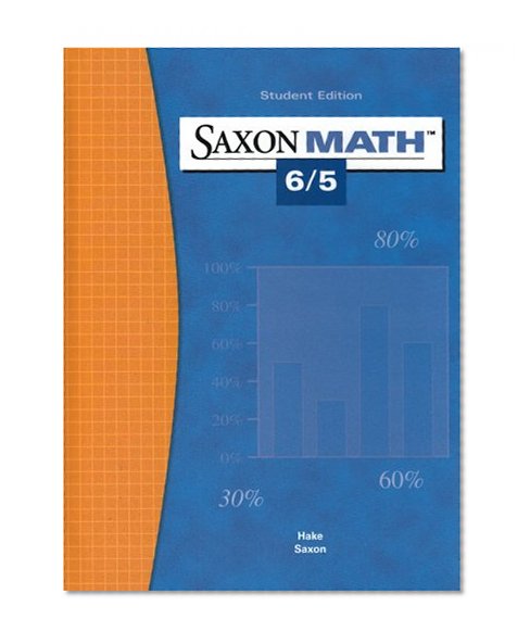 Book Cover Saxon Math 6/5: Student Edition 2004