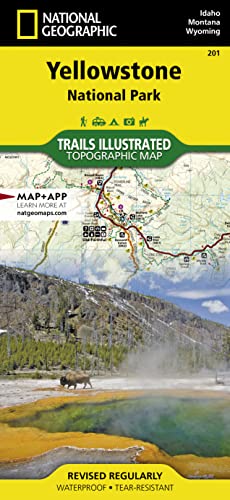 Book Cover Yellowstone National Park Map (National Geographic Trails Illustrated Map, 201)