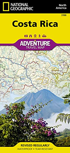 Book Cover Costa Rica Adventure Travel Map (Trails Illustrated)