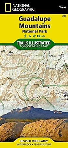 Book Cover Guadalupe Mountains National Park (National Geographic Trails Illustrated Map, 203)