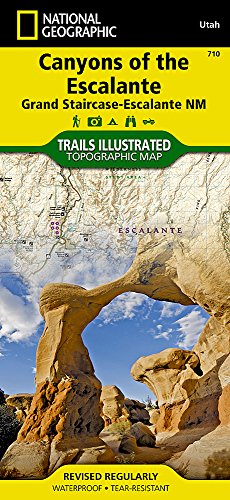 Book Cover Canyons of the Escalante [Grand Staircase-Escalante National Monument] (National Geographic Trails Illustrated Map, 710)