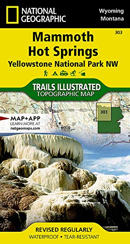 Book Cover Mammoth Hot Springs: Yellowstone National Park NW (National Geographic Trails Illustrated Map) (National Geographic Trails Illustrated Map, 303)