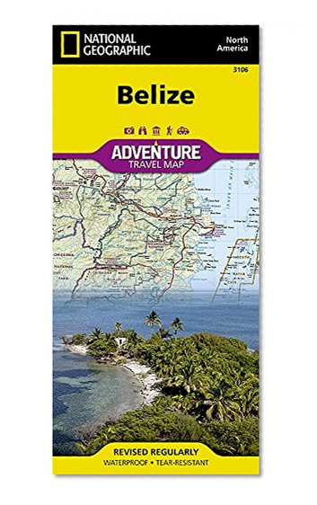 Book Cover Belize (National Geographic Adventure Map)