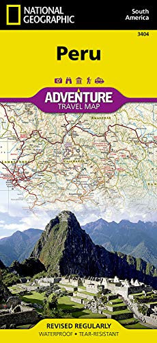 Book Cover Peru (National Geographic Adventure Map, 3404)