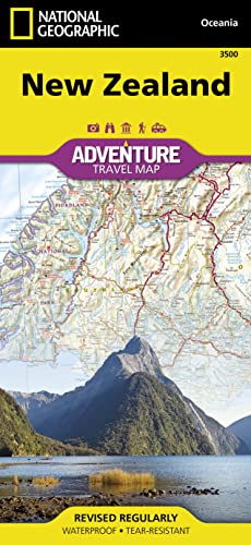 Book Cover New Zealand (National Geographic Adventure Map, 3500)