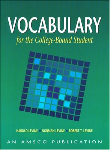Book Cover Vocabulary for the College Bound Student