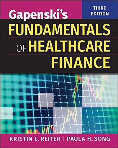 Book Cover Gapenski's Fundamentals of Healthcare Finance, Third Edition (Gateway to Healthcare Management)