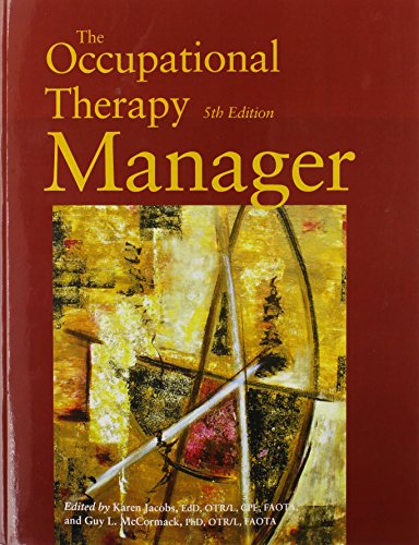 Book Cover Occupational Therapy Manager