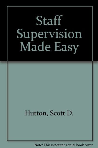 Book Cover Staff Supervision Made Easy