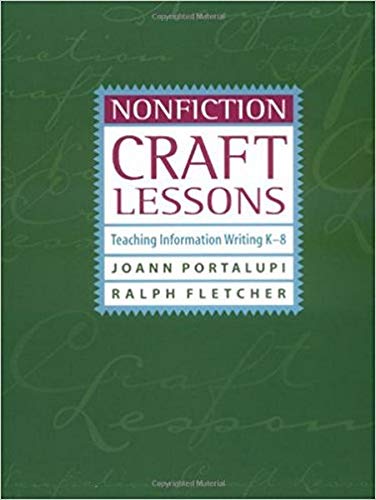 Book Cover Nonfiction Craft Lessons: Teaching Information Writing K-8