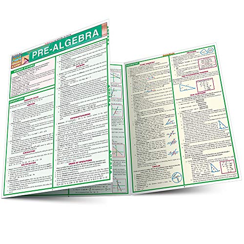 Book Cover Pre-Algebra (Quickstudy Reference Guides - Academic)