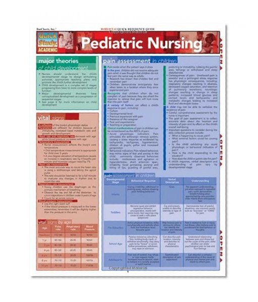 Book Cover Pediatric Nursing (Quickstudy: Academic)