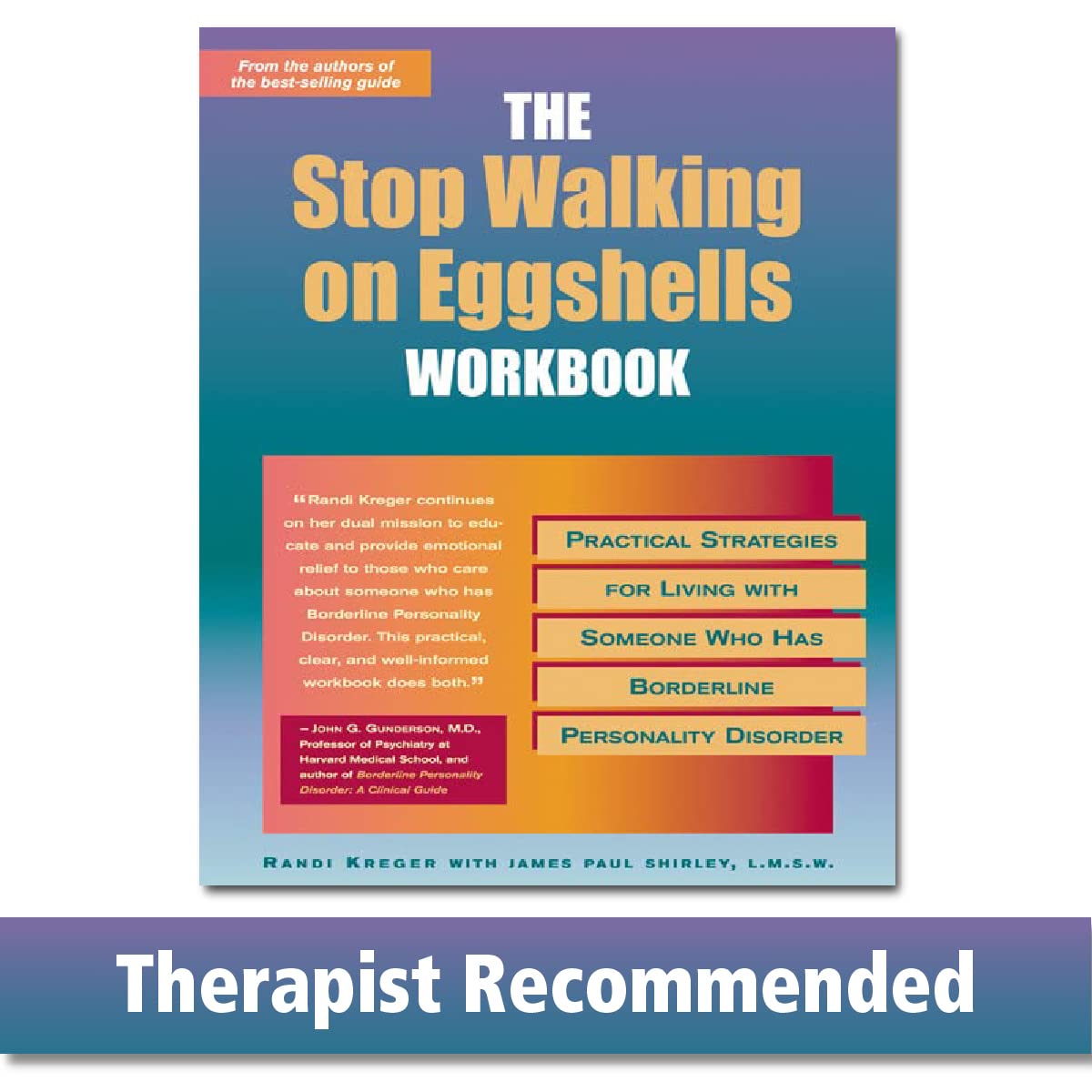 Book Cover The Stop Walking on Eggshells Workbook: Practical Strategies for Living with Someone Who Has Borderline Personality Disorder