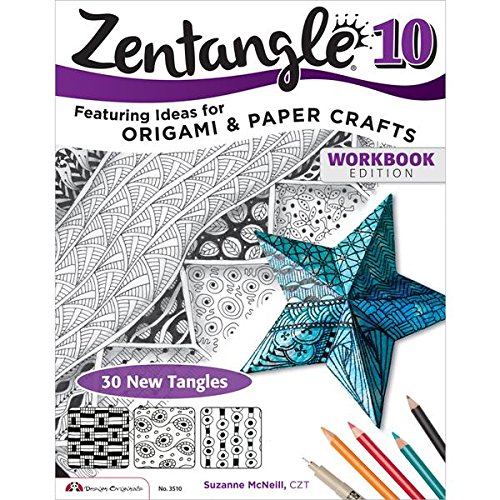 Book Cover Zentangle 10, Workbook Edition (Design Originals)