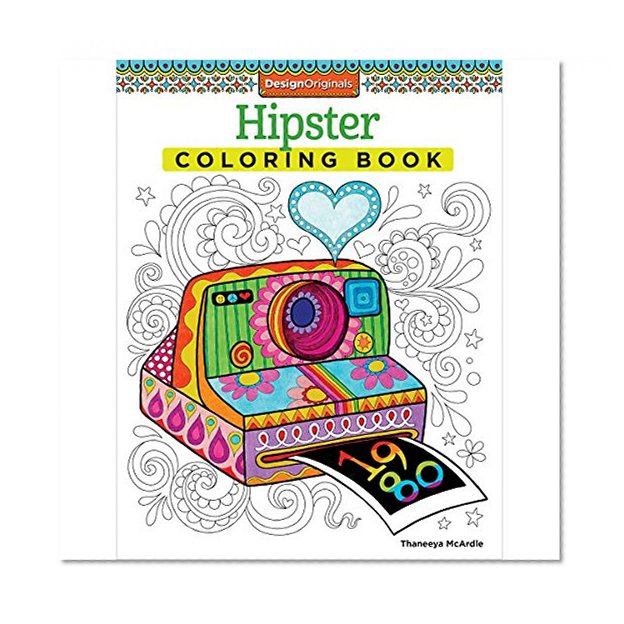 Book Cover Hipster Coloring Book (Design Originals)