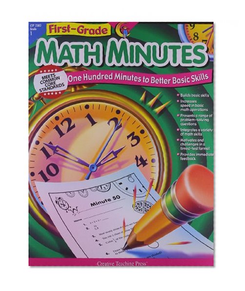Book Cover Math Minutes, 1st Grade (One Hundred Minutes to Better Basic Skills)