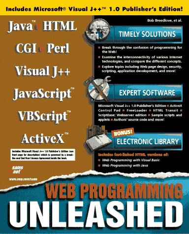 Web Programming Unleashed with CDROM