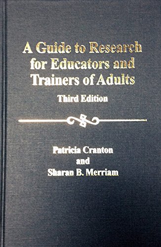 Book Cover Guide to Research for Educators and Trainers of Adults, 3rd ed.