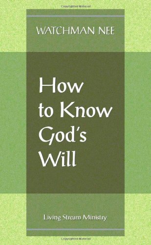 Book Cover How to Know God's Will