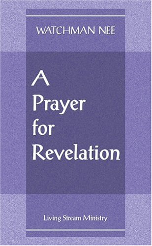 Book Cover A Prayer for Revelation