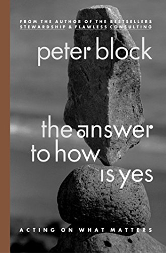 Book Cover The Answer to How Is Yes: Acting on What Matters