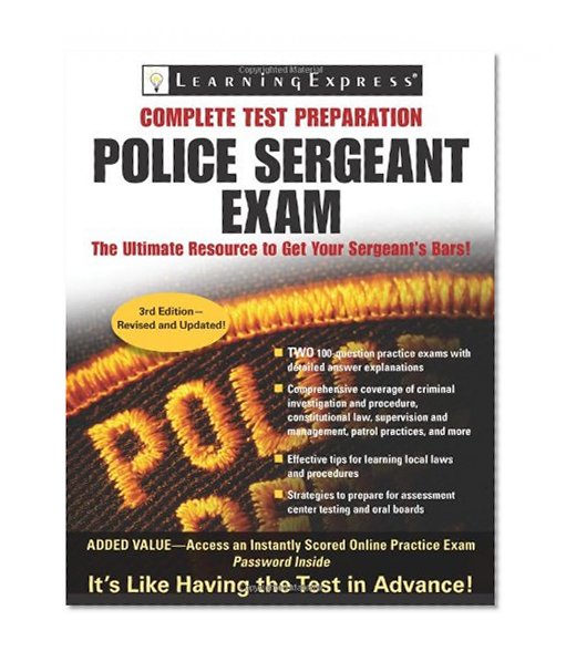 Book Cover Police Sergeant Exam (Police Sergeant Exam (Learning Express))