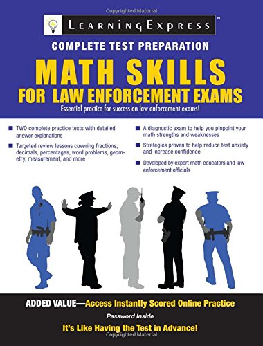 Book Cover Math Skills for Law Enforcement Exams