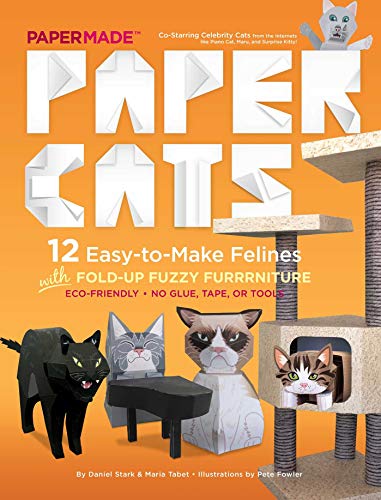 Book Cover Paper Cats : 12 Easy-to-Make Cats (Papermade)