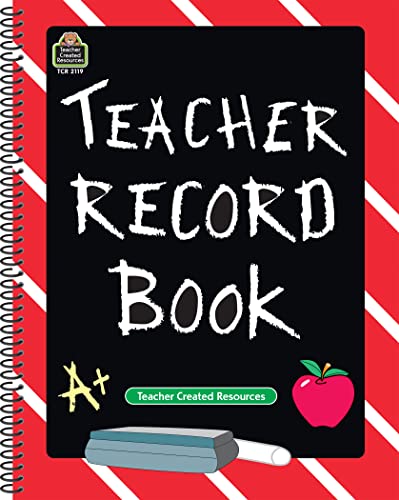 Book Cover Teacher Record Book