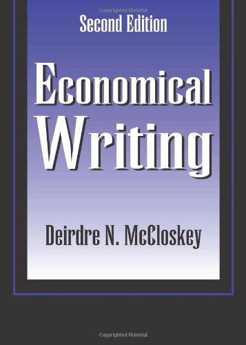 Book Cover Economical Writing