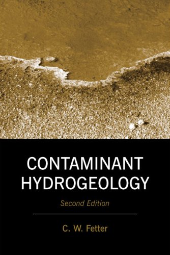 Book Cover Contaminant Hydrogeology