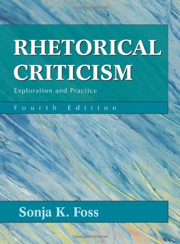 Book Cover Rhetorical Criticism: Exploration and Practice