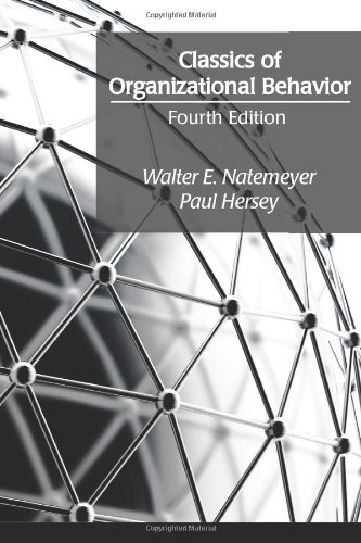 Book Cover Classics of Organizational Behavior