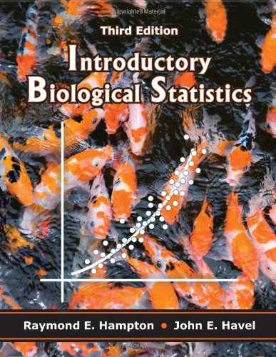 Book Cover Introductory Biological Statistics, Third Edition