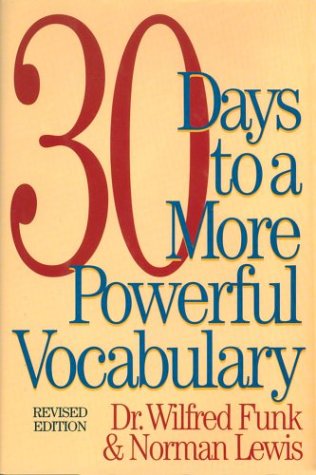 Book Cover 30 Days to a More Powerful Vocabulary