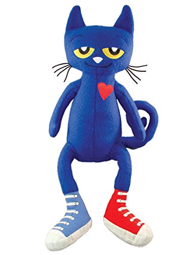 Book Cover MerryMakers Pete the Cat Plush Doll, 14.5-Inch , Blue