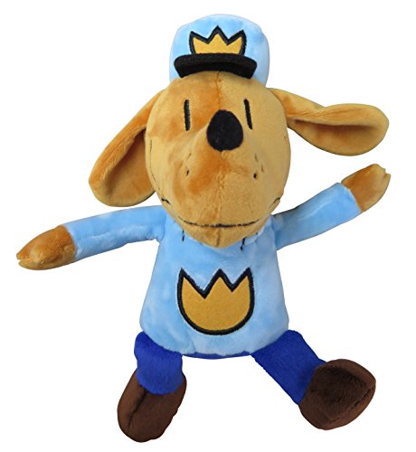 Book Cover MerryMakers Dog Man Soft Plush Toy, 9.5-Inch, from Dav Pilkey's Dog Man Graphic Novel Book Series