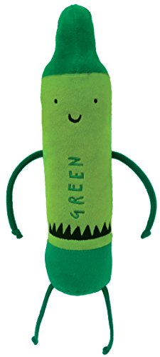 Book Cover MerryMakers The Day The Crayons Quit Green Plush Toy, 12-Inch