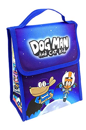 Book Cover MerryMakers Dog Man and Cat Kid Insulated Lunch Bag, 10-Inch