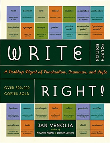 Book Cover Write Right!: A Desktop Digest of Punctuation, Grammar, and Style