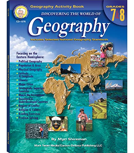 Book Cover Discovering the World of Geography, Grades 7 - 8: Includes Selected National Geography Standards